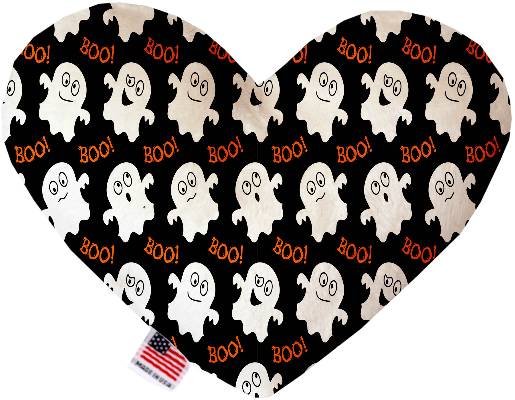 Little Boo Who 8 Inch Heart Dog Toy